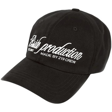 B-SIDE BSPD CALLIGRAPHY CAP 拉花字體 棒球帽 (黑色)
