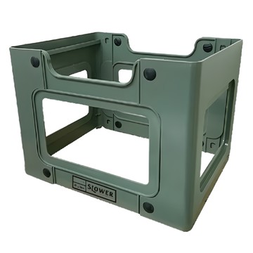 SLOWER 軍風文件分類收納盒 SLW216 尺寸 25.7 x 35 x 28.5 CM PP聚丙烯材質 台灣產地  橄欖綠  1個