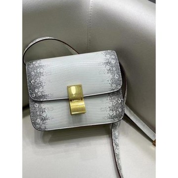 清倉款 虧本真皮豆腐包女斜挎秋蜥蜴紋復古box小方包單肩腋下包