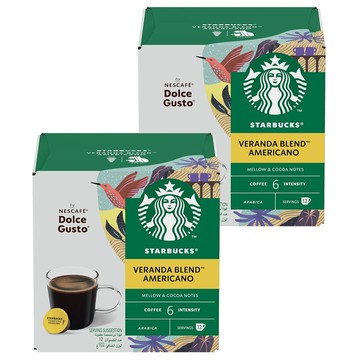 STARBUCKS 星巴克 閑庭美式膠囊咖啡  8.5g  12個裝  2組