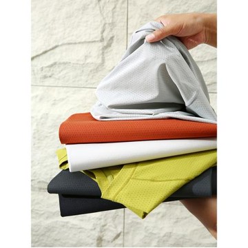 B入！全身疏孔！薄而不透！冷感速干透氣！男戶外功能性短袖T恤