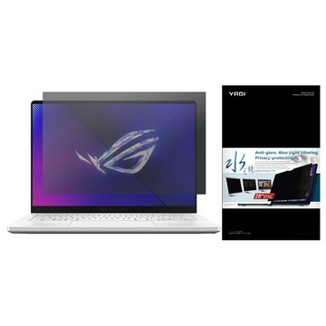 YADI 亞第 插卡隱貼 ASUS ROG Zephyrus G14 2024 GA403UV 專用 水之鏡防窺片 14吋16 : 10  透明色  1個