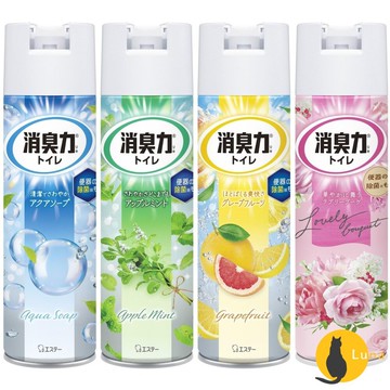 ฅ-Luna小舖-◕ᴥ◕ฅ日本 ST 雞仔牌 消臭力 浴廁 瞬間消臭 芳香噴霧 香氛 除臭 消臭 365ml