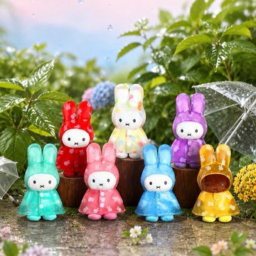 【唐采禮品】盲盒-米菲兔雨衣掛飾(1入)-NP-376550