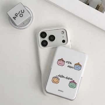 APIOU 打招呼 10000mAh 三合一磁吸式無線行動電源 MagSafe PD快充 TypeC 台灣製