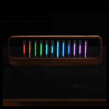 【現貨秒發】RGB拾音燈 頻譜節奏氛圍燈 RGB擬輝光管燈 音樂氛圍燈 桌搭電競 桌面擺件 聲控燈 電競房桌搭