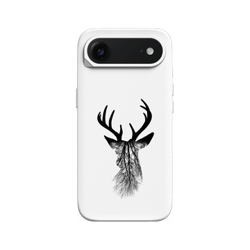 iPhone Air SolidX 白 - Animal Silhouette / 動物剪影 - 麋鹿1