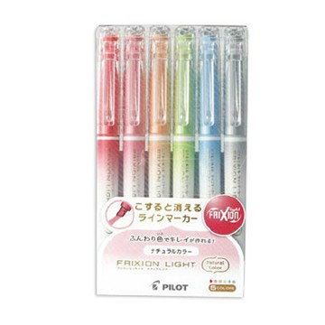 PILOT SFL-60SL-N-S6 螢光魔擦筆6色組