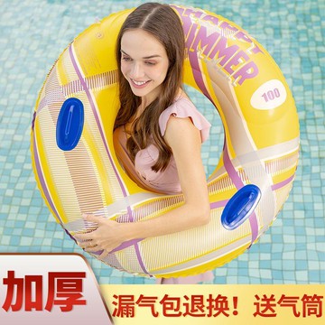 【臺灣出貨】雙氣囊游泳圈成人加厚加大圈男女防側翻覆古浮圈初學成人腋下圈
