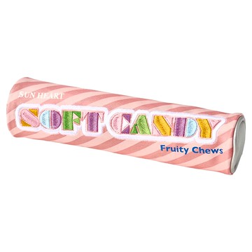 MARUSHIN 丸真 yup 圓條系列 創意收納包  H20xΦ5cm  合成皮革  水果軟糖  1個