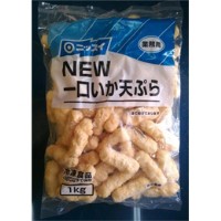  NEW一口いか天ぷら 1KG 冷凍 5セット