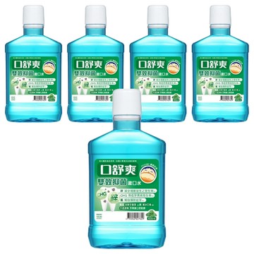 SHITEH 西德 口舒爽 雙效抑菌漱口水  600ml  5瓶
