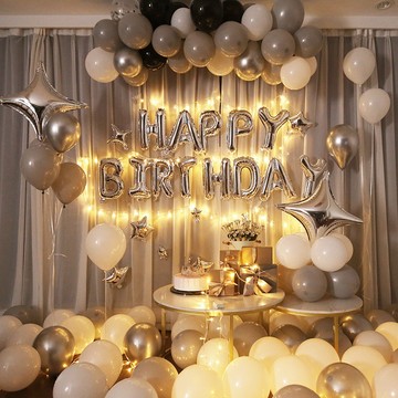 生日氣球 氣球 生日佈置  生日 佈置 慶生 愛心氣球 生日派對 鋁箔氣球 派對 會場佈置 派對氣球