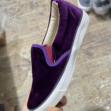 新款女鞋板鞋 金絲絨原單休閑女鞋帆布鞋 偏大半碼一腳蹬懶人鞋潮