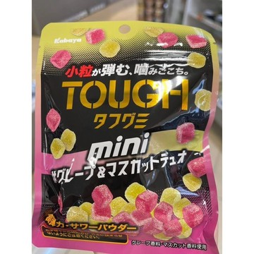 日本🇯🇵限定KABAYA Tough Gumimini 葡萄&麝香葡萄二重奏 超彈力軟糖