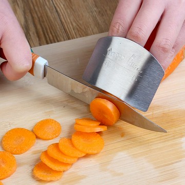 不銹鋼護指器防切手利器切菜護手器手指保護器手指衛士廚房小工具