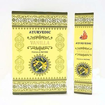 [綺異館] 印度線香 阿育吠陀 香草 AYURVEDIC VANILLA 另售印度皂