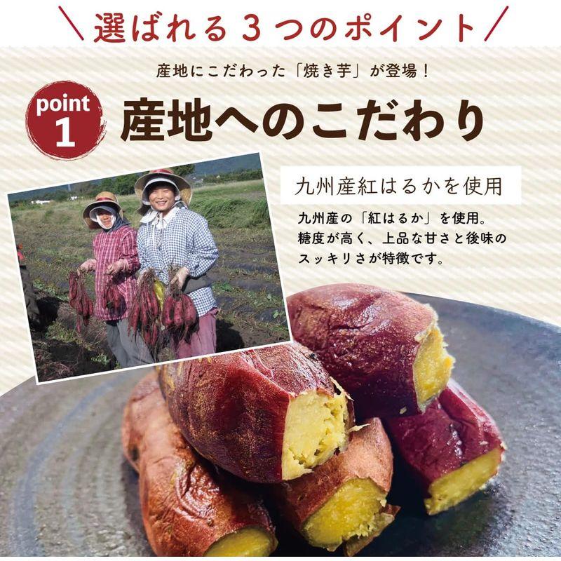 焼き芋 冷凍 紅はるか 人気 1kg(紅はるか 焼き芋500g×2袋) 焼き芋器 不要 九州産 しっとり なめらか 熟成 無添加 砂糖不使用