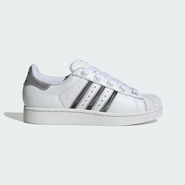 adidas 愛迪達 休閒鞋 Superstar II W 女鞋 白 銀 貝殼頭 愛迪達