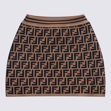 Fendi Tobacco Mini Skirt