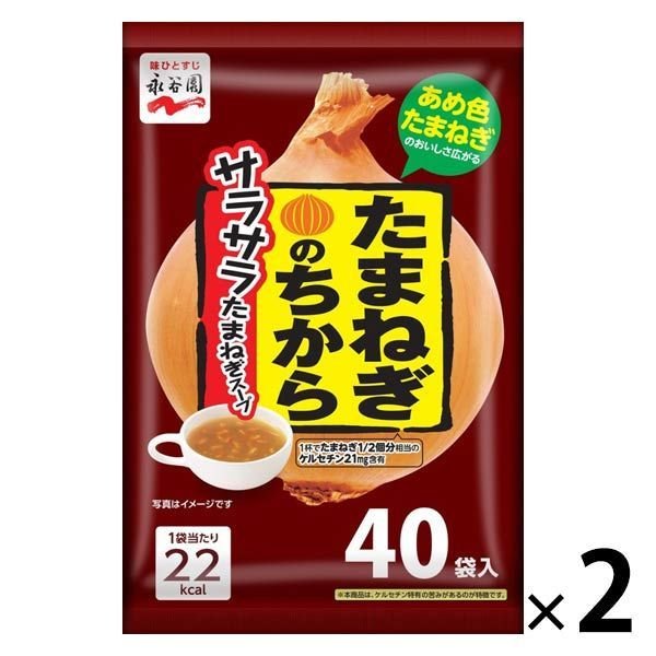 永谷園永谷園 たまねぎのちから サラサラたまねぎスープ（40袋入） 1セット（2個）