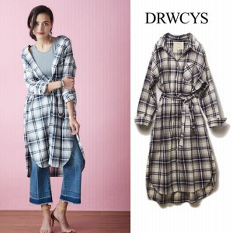Drwcys ドロシーズ ロングチェックシャツワンピース 17s S 入荷 通販 Lineポイント最大1 0 Get Lineショッピング