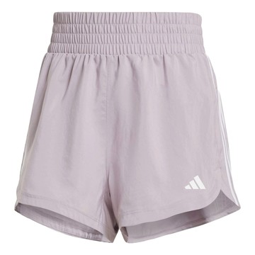 (WMNS) adidas Pacer Training 3-Stripes Woven High-Rise Shorts Asia Sizing 'Light Purple'