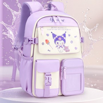 書包 三麗鷗家族庫洛米造型  學生休閒雙肩包 女童大容量超輕書包DB96629B