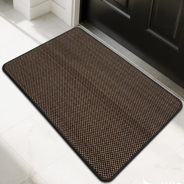 浴室防滑腳墊跨境批發衛生間洗手間吸水地墊耐臟防摔玄關亞麻門墊
