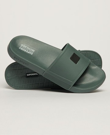 Superdry Men's Men's Code Tech Sliders Green / Balsam Green - Size: L