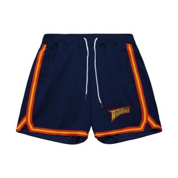 Mitchell & Ness LOGO OVER GAME DAY GSW 球褲 深藍 MN25ASH02GSW
