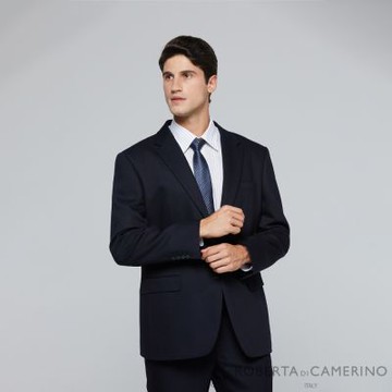 【ROBERTA諾貝達】 男裝  展現領袖氣質 純羊毛西服 HLG52S-99 深丈青