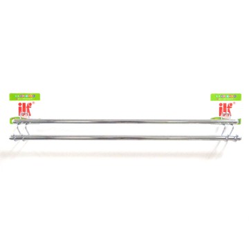 高級不鏽鋼雙桿毛巾架