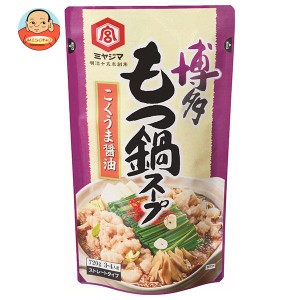 宮島醤油 博多もつ鍋スープこくうま醤油 720g×10袋入×(2ケース)｜ 送料無料