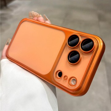 膚感電鍍 微磨砂 自帶鏡頭膜 17Air 手機殼 防摔殼 適用於 iPhone 17 Pro max 17Pro 保護殼