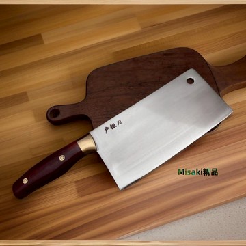 戶撒手工鍛打菜刀切片刀家用廚房刀具廚師專用合金鋼不銹斬切刀具-Misaki精品