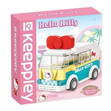 積木/桌遊任選館 日本QMAN 三麗鷗 Hello Kitty 迷你巴士 QM46751 公司貨