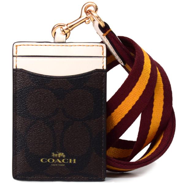 COACH IDホルダー 社員証 希少な横型 シグネチャー - アクセサリー