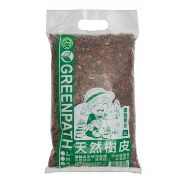 Green Path 蔬菜工坊 熟成樹皮小粒 3L  1個