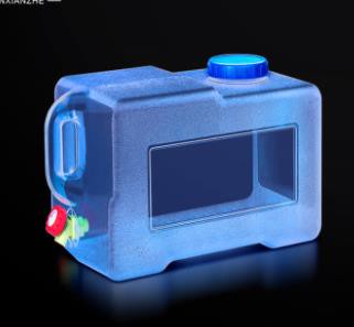 水桶 戶外水桶家用儲水用車載儲水罐帶龍頭大容量塑料方形水箱裝純凈水
