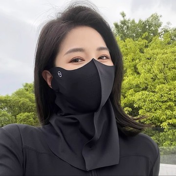【冰絲面罩】防曬口罩 騎行護頸面罩 防曬面罩 防紫外線護眼角冰絲面罩全臉抗UV防曬口罩 遮陽口罩 高顏值 面罩