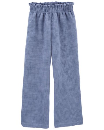 Kid Paperbag Wide-Leg Pants