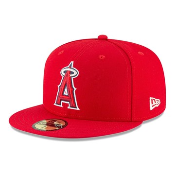 NEW ERA 男女 59FIFTY MLB 球員帽 天使 紅 NE70383734