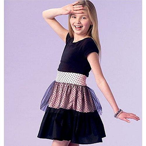 McCall's Patterns M7182 Children's Girls' Skirts Sewing Template, CCE (3-4-