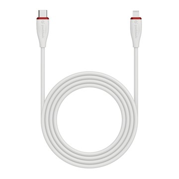 grantclassic 充滿希望 Flex USB C to Lightning 240W 液態矽膠充電線  200cm  白色  1條