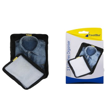 Travel Blue Clothes Organiser 衣物整理袋(大小各1/組)-2色任選 TB330
