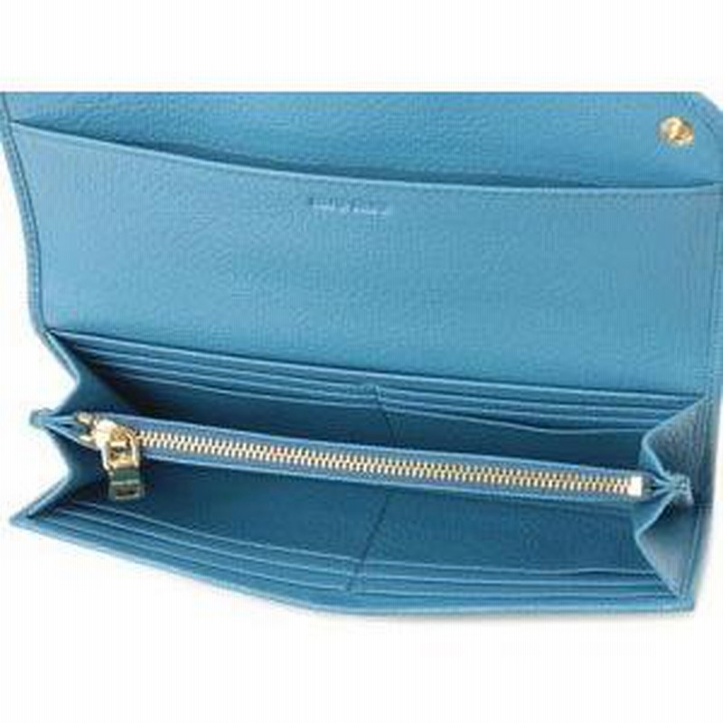 ミュウミュウ MIUMIU 長財布 5M1109-034-F0136 マドラス ターコイズ