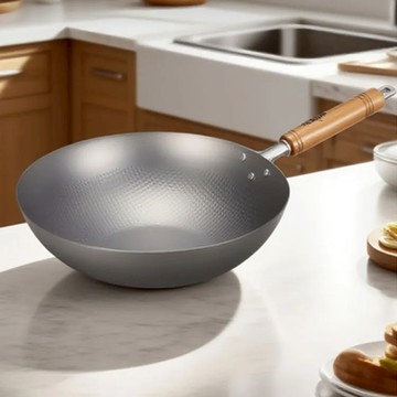 SUMMIT 日本製窒化鐵鍋/單柄北京炒鍋 - 30cm