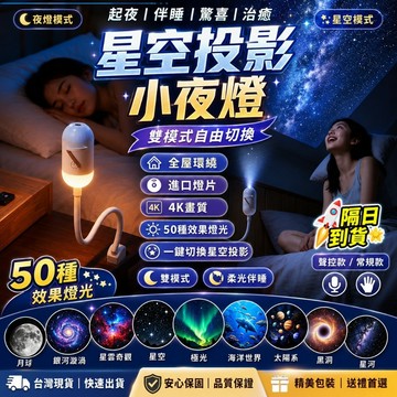 「隔日到貨🎁4K星空投影夜燈」星光投影燈 臥室燈 小夜燈 睡眠小夜燈 星空氛圍燈 星空暖光小夜燈 禮物交換 伴手禮