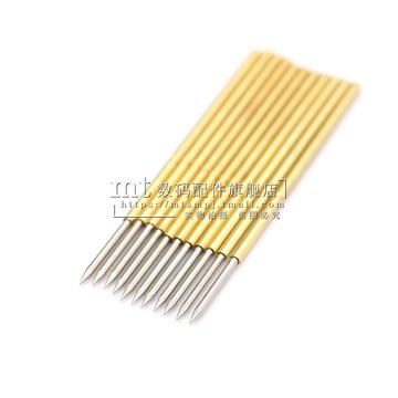 精品快銷 PL75-B1 針頭0.76mm 尖頭彈簧探針測試針 針管1.02MM 總長33.35mm